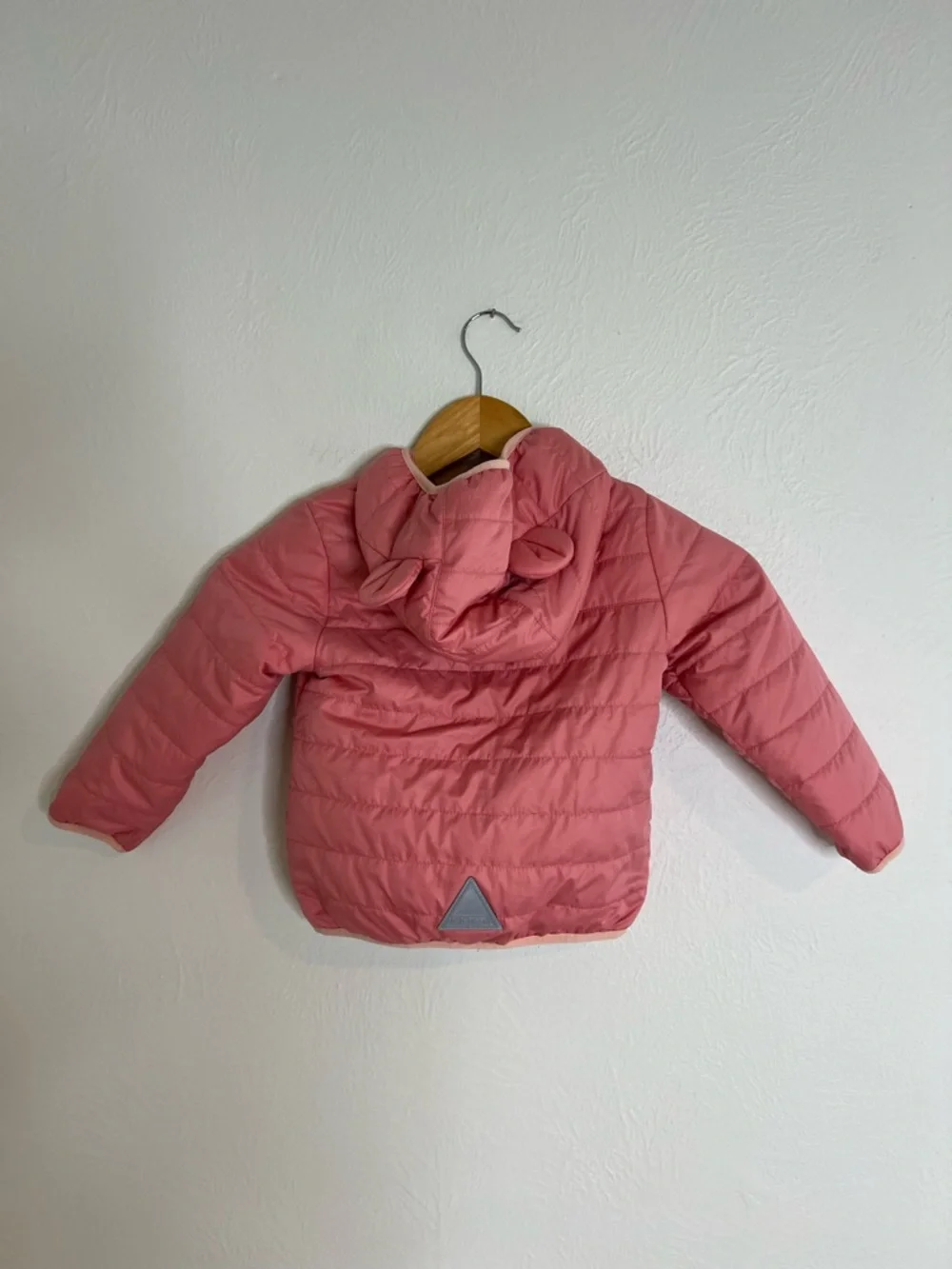 L.L. Bean Dusty Pink Hooded Kids Puffer Jacket size 2T